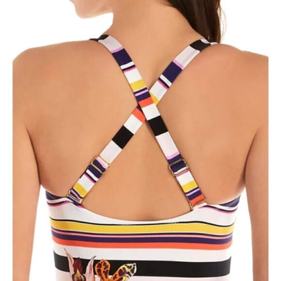 New. Trina Turk floral swimsuit….size 6 - Picture 5 of 16